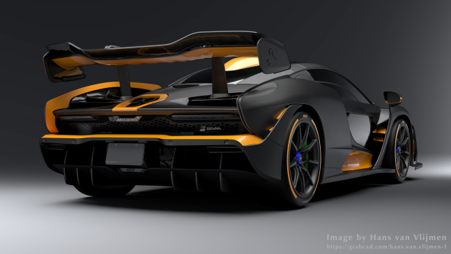 迈凯伦 mclaren senna catia stp