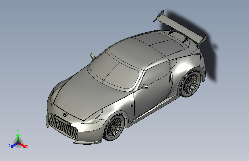 尼桑 370z stp 主视图