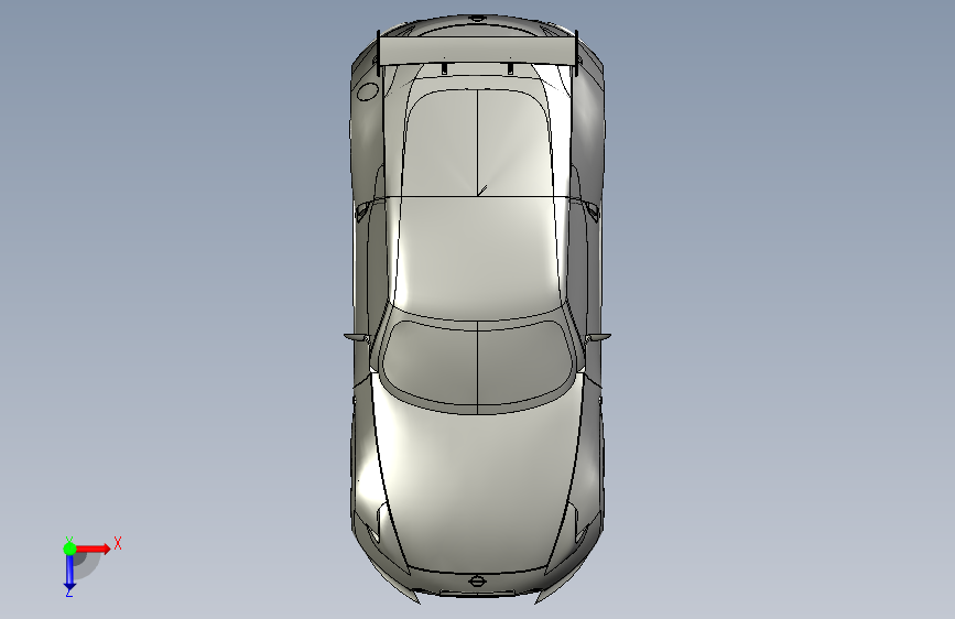 尼桑 370z stp 俯视图