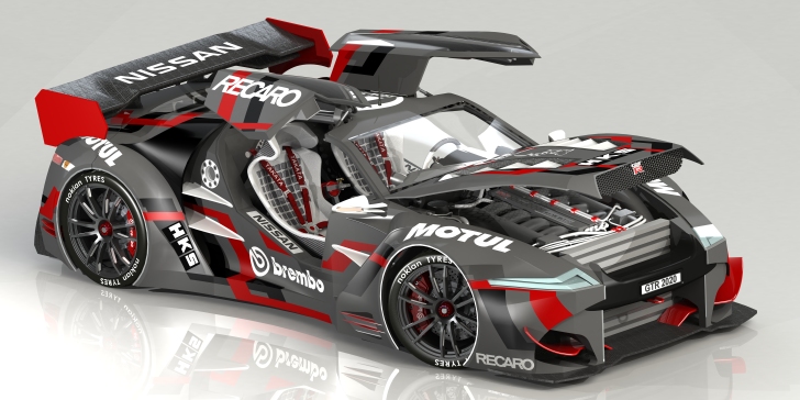 尼桑 GTR 2020 SolidWorks stp