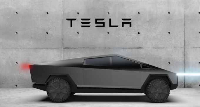 特斯拉 tesla cybertruck SW STP IGS X_T STL