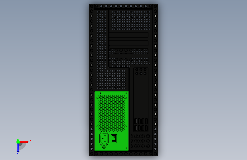 Boxx 工作站 俯视图