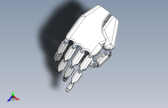 main robotique机器人手掌结构