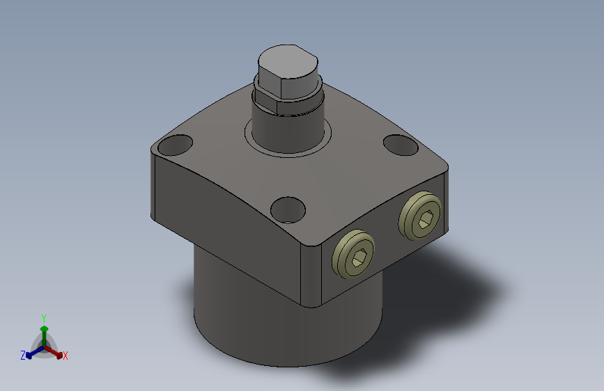 HCST上法兰弹簧升起型支撑缸[HCST10-L]