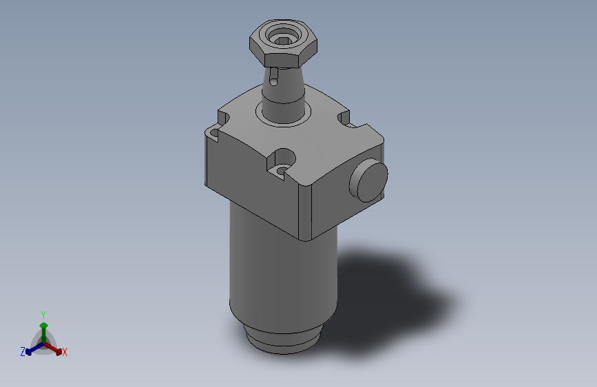 HCTT上法兰单动型油压转角缸[HCTT-01L]_SOLIDWORKS 2018_模型图纸下载 – 懒石网