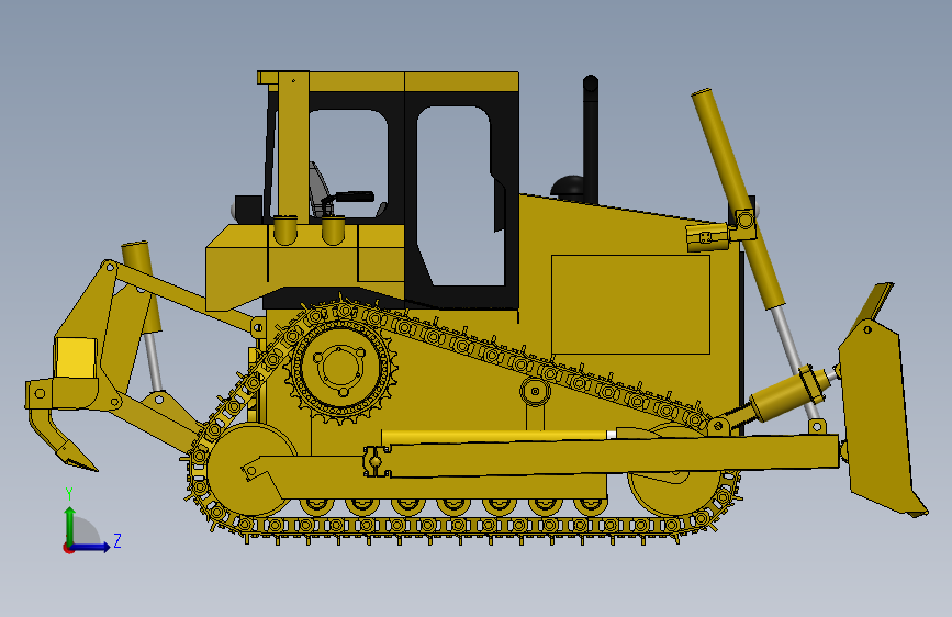 Bulldozer卡特彼勒D6R履带推土机