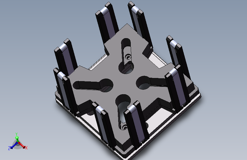 硅片盒3D模型