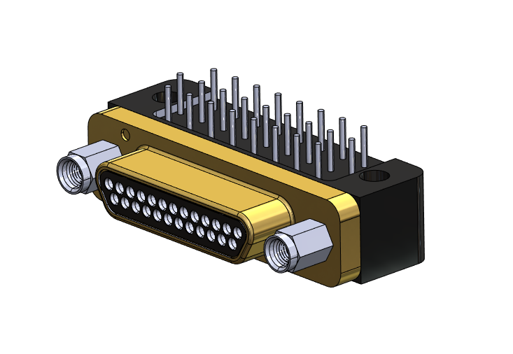 直角连接器(MDM-25PCBRP)