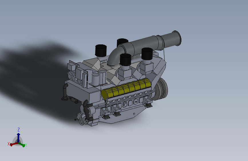 船用柴油机 MTU 16V