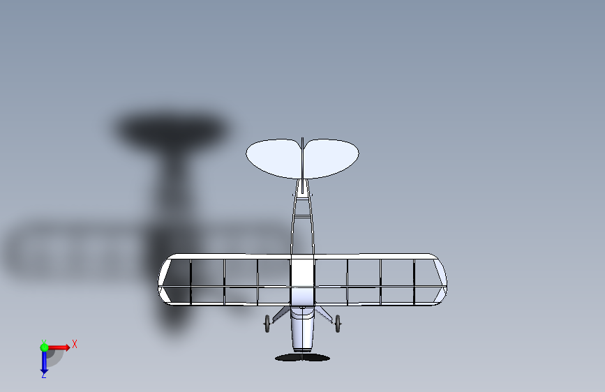 FROG橡胶动力飞机结构3D图纸 Solidworks设计 附x_b