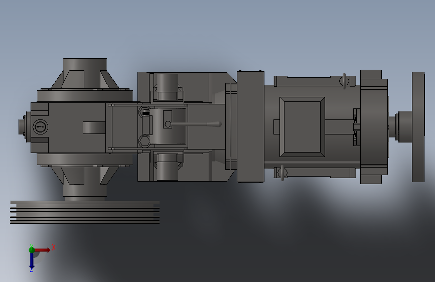 电梯的电机 Solidworks 2012 模型图纸下载 – 懒石网