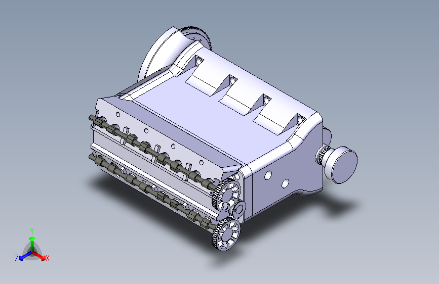 四缸16气门发动机（CATIA V5 R21设计）