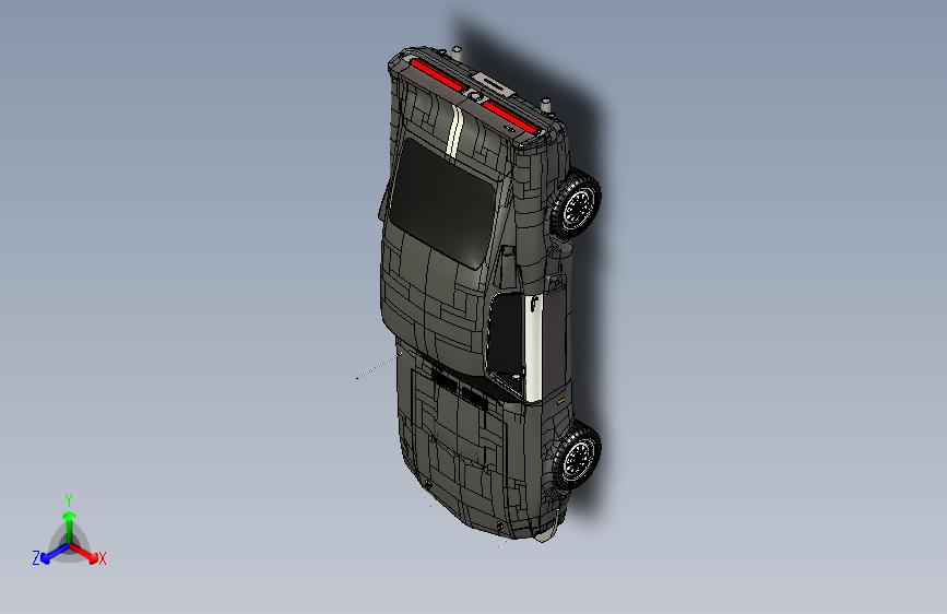 福特野马 GT 500轿车 主视图