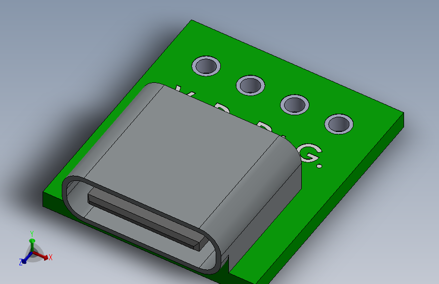 USB-C 连接器_SOLIDWORKS 2020_模型图纸下载 – 懒石网