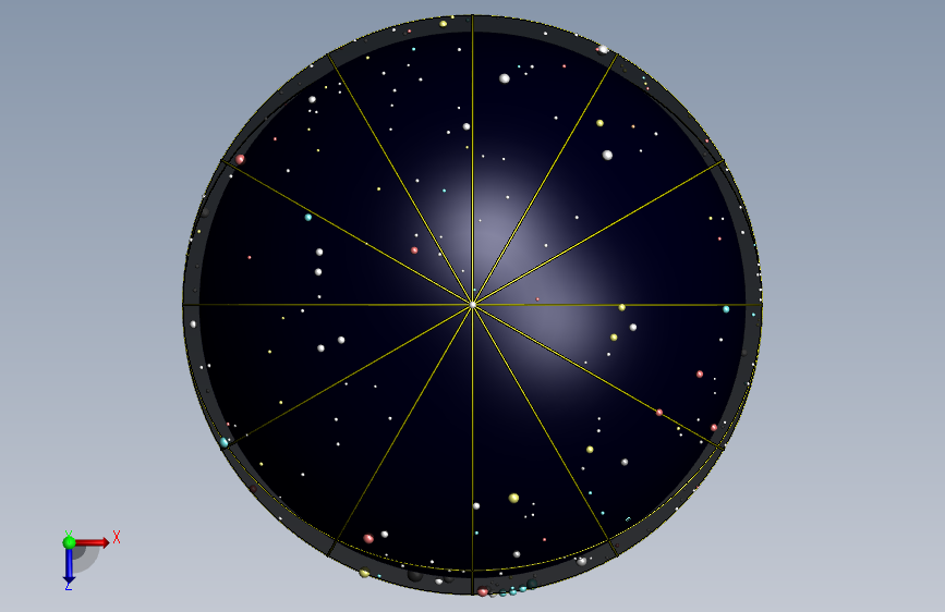 星球 俯视图