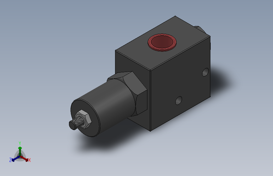 SV系列油压顺序阀[SV-B]_SOLIDWORKS 2018_模型图纸下载 – 懒石网