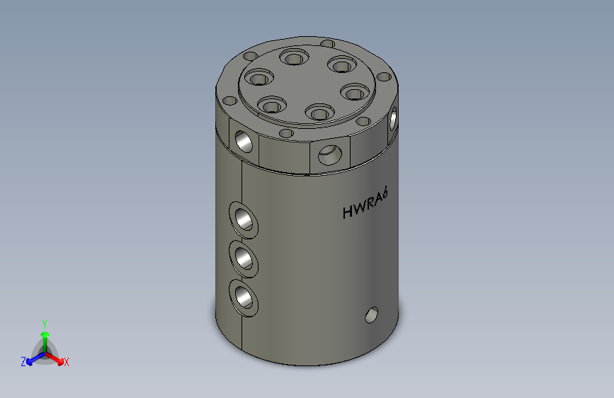 HWRA6单转盘法兰盘型 旋转接头