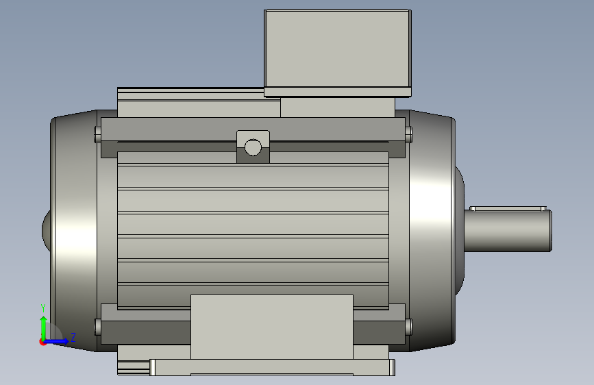 1LE1-IM B3-FS100-FS160-2_1LE1-IM B3-2-132M-2西门子IEC鼠笼式电动机电机_STEP_模型图纸下载 ...