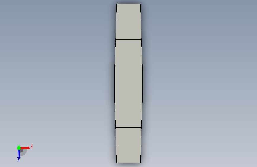 1873B-K800-DB-C1扣链式带挡板螺旋链板(含轴承) 俯视图