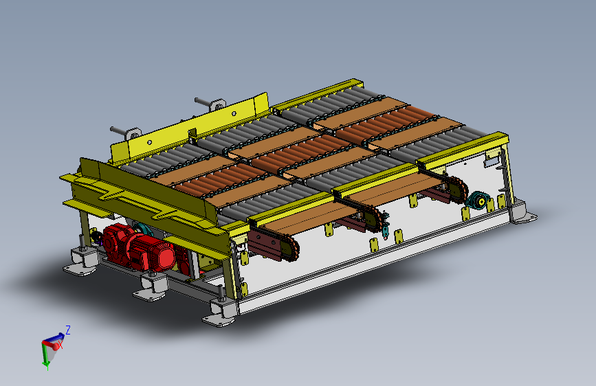 交叉输送链式输送机 换线 Cv2 Solidworks 2019 模型图纸下载 懒石网