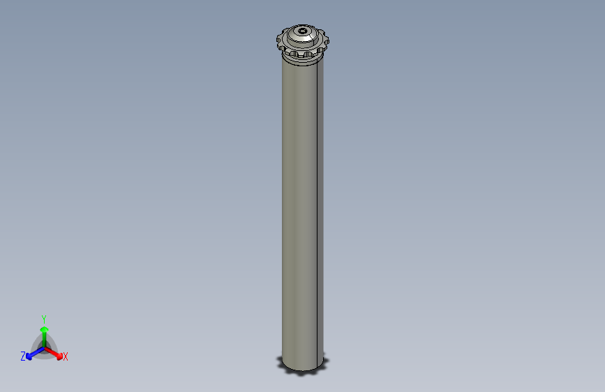 AR1-AP-08B11T-D50X1.5T-AGL488-RL450-C3堆积单排齿输送滚筒 主视图