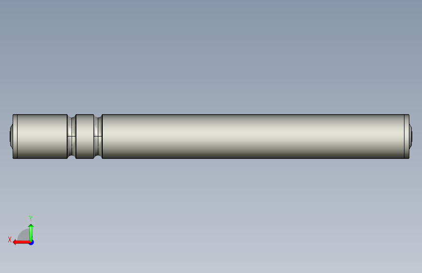 FO2-D50X1.5T-AGL457-RL450-C1塑料双槽O带输送滚筒 背面视图