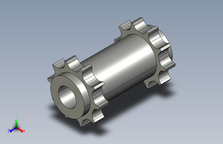JI YS100-3-10DT-R15-76.2-C1 YS100-3机加工被动轮（76.2宽度专用）