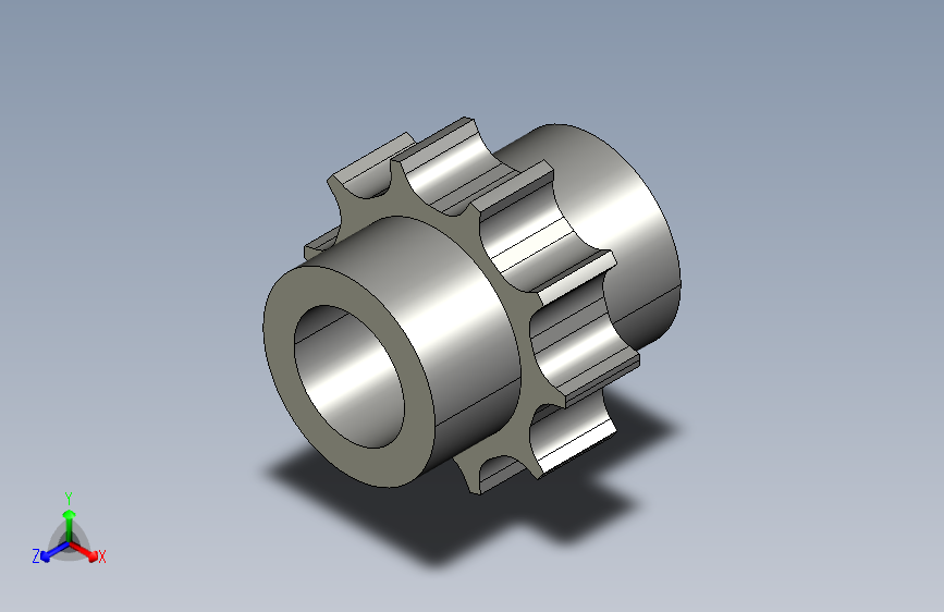 JI YS100-3-10T-R18-76.2-C1 YS100-3机加工被动轮（76.2宽度专用）