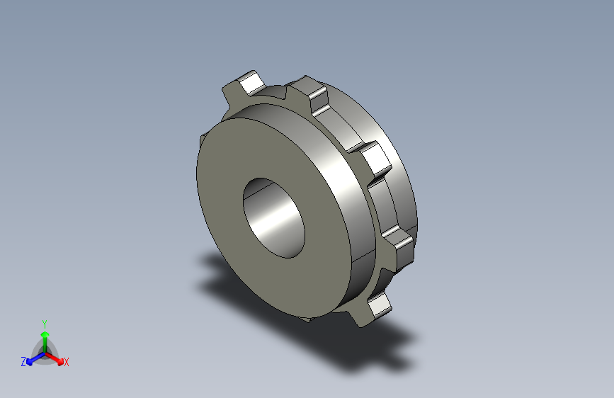JI YS500-8T-R40-C1机加工被动轮