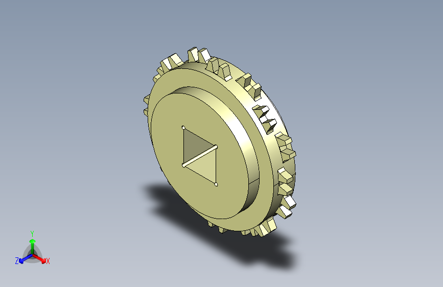 JS YS300-5-16T-S30-C1机加工主动轮