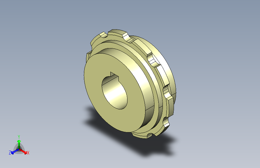 JS YS300-7-10T-R25-C1机加工主动轮