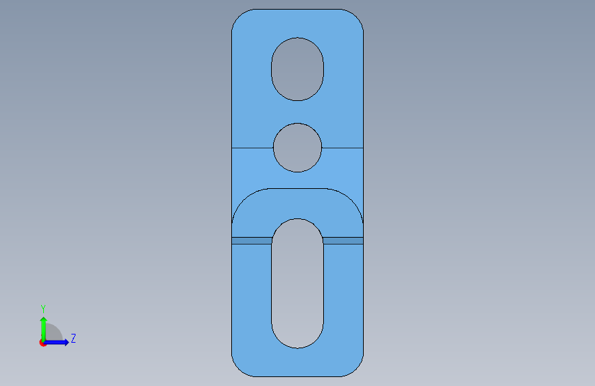 YS1000-1-W76.2-C1 YS1000-1网带链 左侧视图