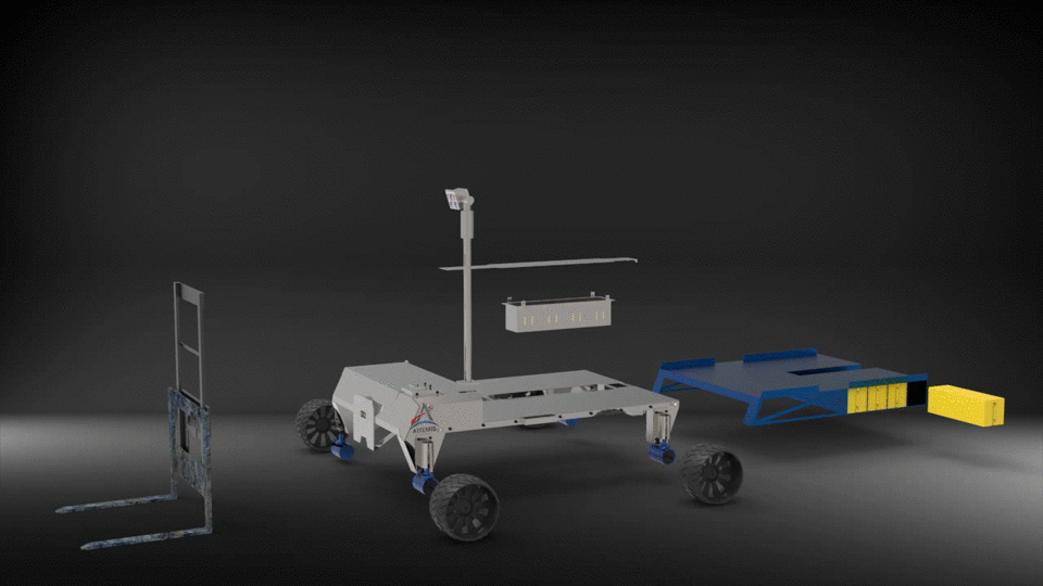 模块化月球机器人