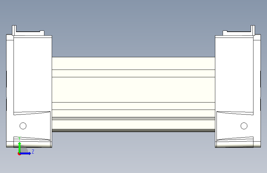 MK1HW-W320-C1片基带尾部装置 左侧视图