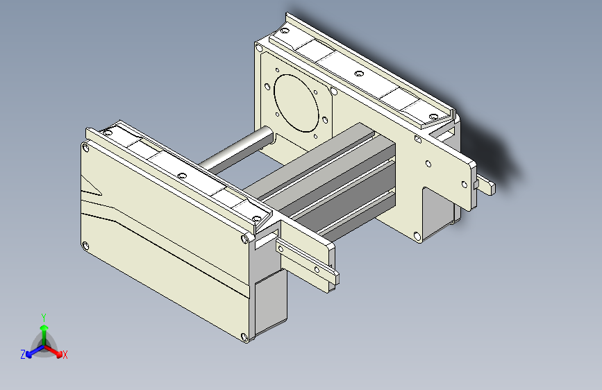 MK1HW-W320-C1片基带尾部装置 主视图