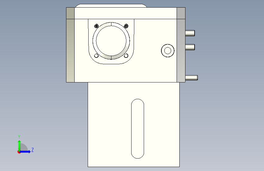 MK2STR-1BS-100GF-W160-C1滚子链小头部双驱动(1倍速) 左侧视图