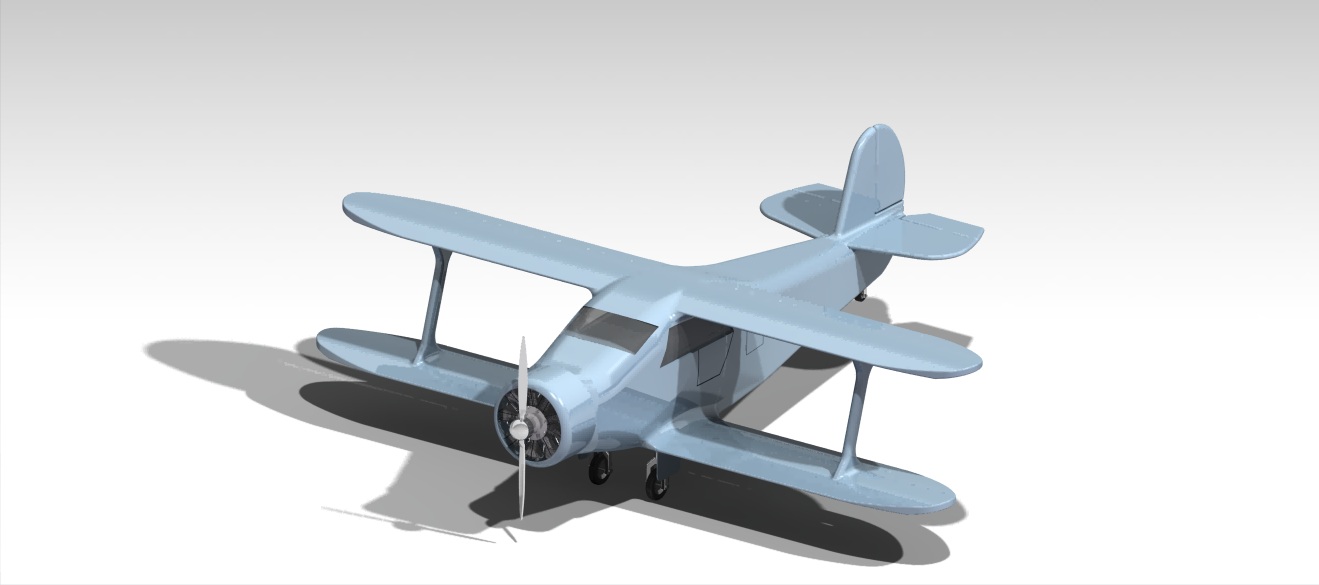 beech-g17s-staggerwing-aircraft IGS飞机