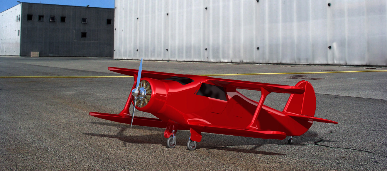 beech-g17s-staggerwing-aircraft IGS飞机