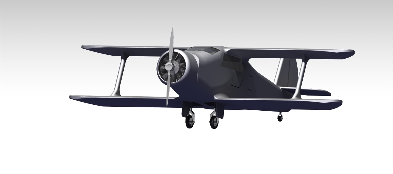 beech-g17s-staggerwing-aircraft IGS飞机