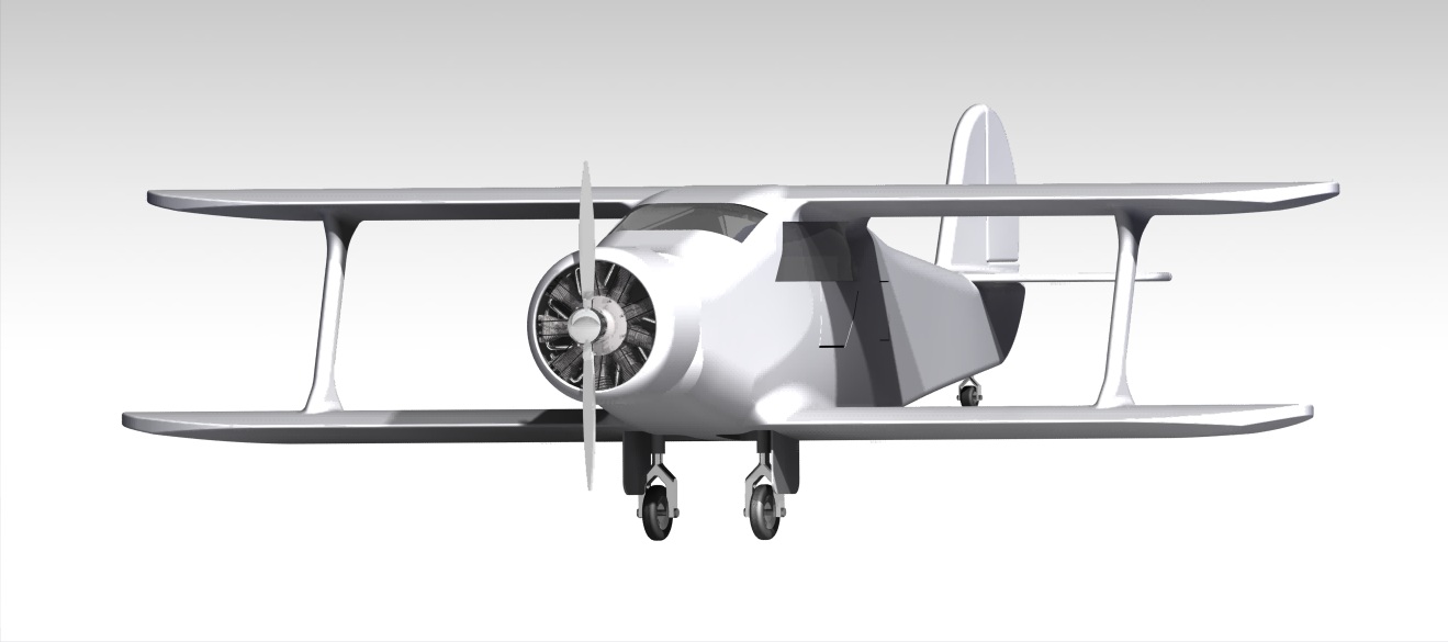 beech-g17s-staggerwing-aircraft IGS飞机