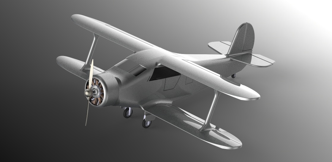 beech-g17s-staggerwing-aircraft IGS飞机