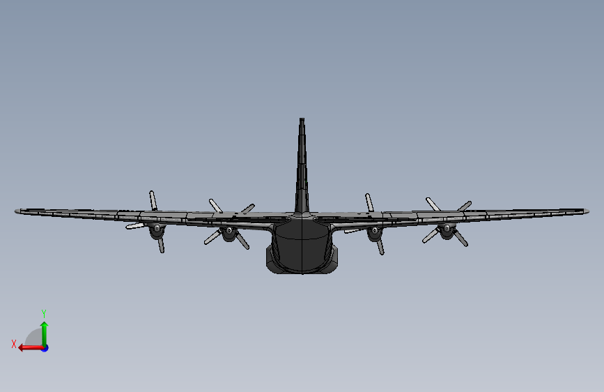 iaf-lockheed-martin-c-130j-super-hercules SW飞机_SOLIDWORKS 2011_模型图纸下载 – 懒石网