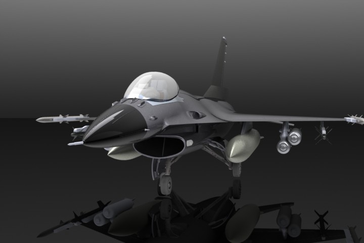 F-16c variant igs飞机