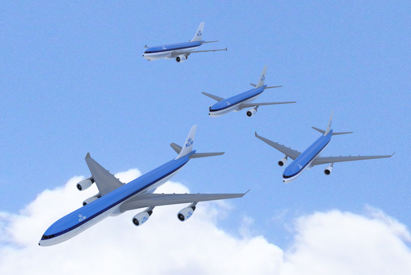 空中客车 a340 500 荷航