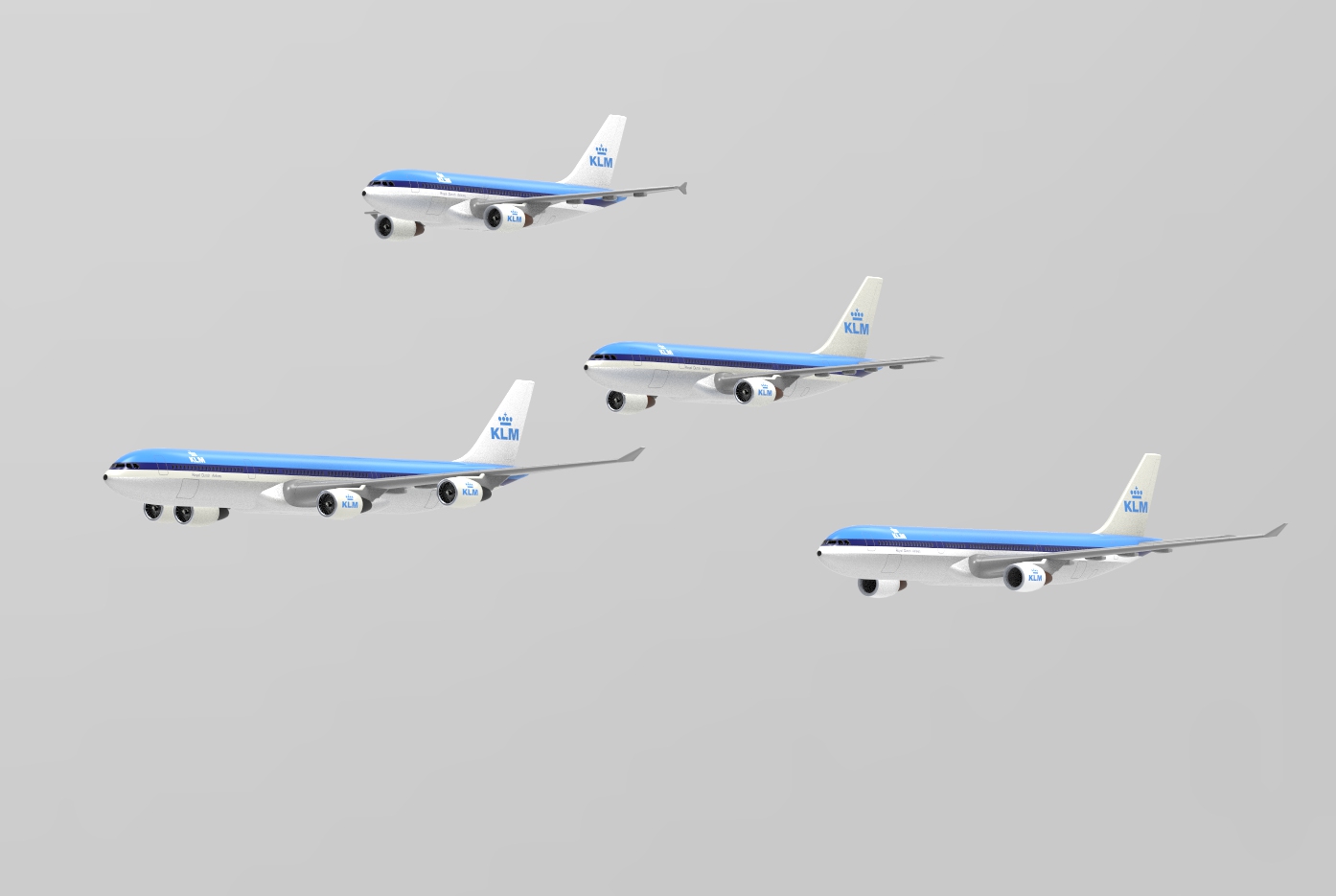 空中客车 a340 500 荷航