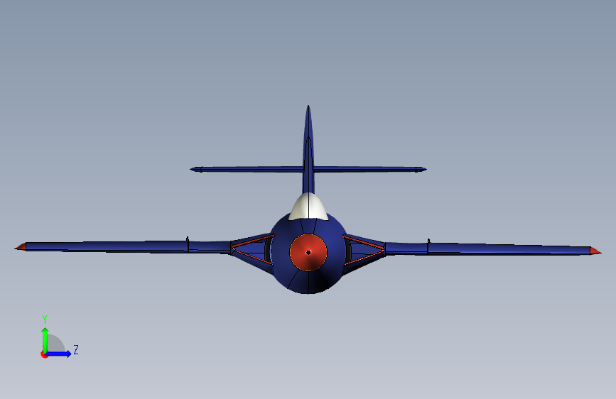 F9F 8 库格飞机 左侧视图