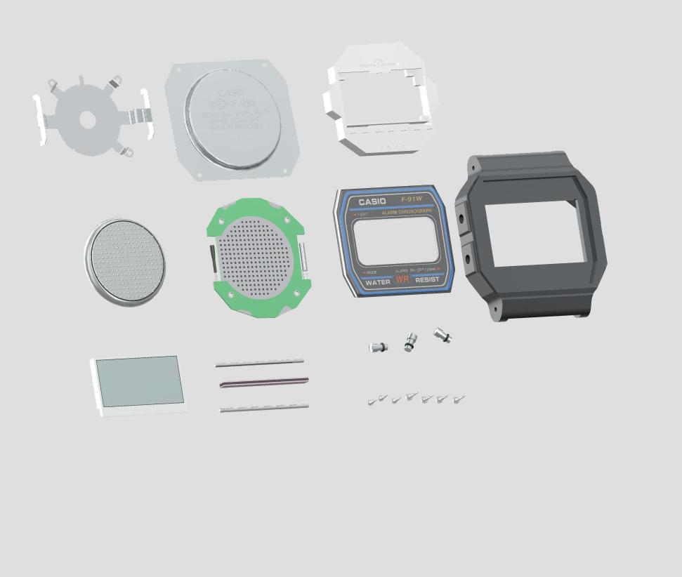 卡西欧 F-91W 手表