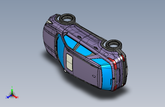 MPV车型A面