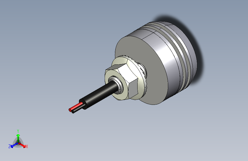 螺纹M6 X 1.0毫米按钮灯