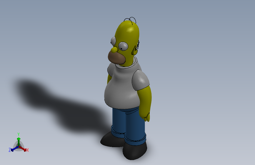 辛普森模型CAD